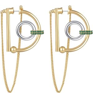 Gold Statement Hoop Earrings